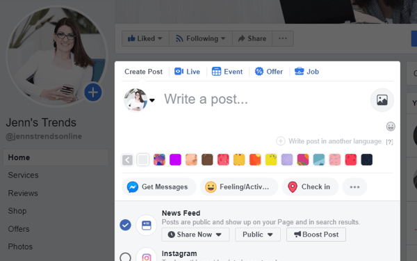 Can I Post From Facebook to Instagram?