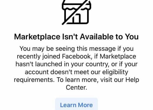 Fixing Facebook Marketplace Not Working Problems