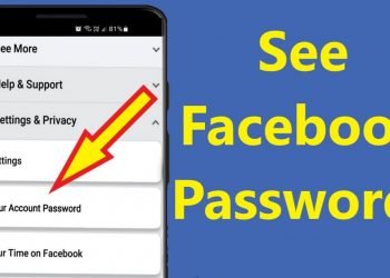How Can I See My Facebook Password?