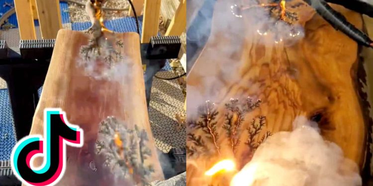 How Dangerous is the Fractal Wood Burning Challenge on TikTok?