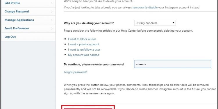 How Deactivate Instagram – How to Permanently Delete Your Instagram Account