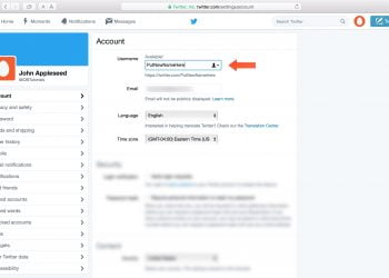 How Do I Change My Twitter @?