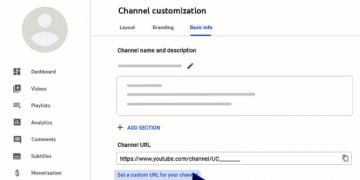 How Do I Change My YouTube URL 2022?