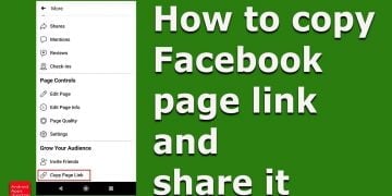 How Do I Copy My Facebook Page Link?