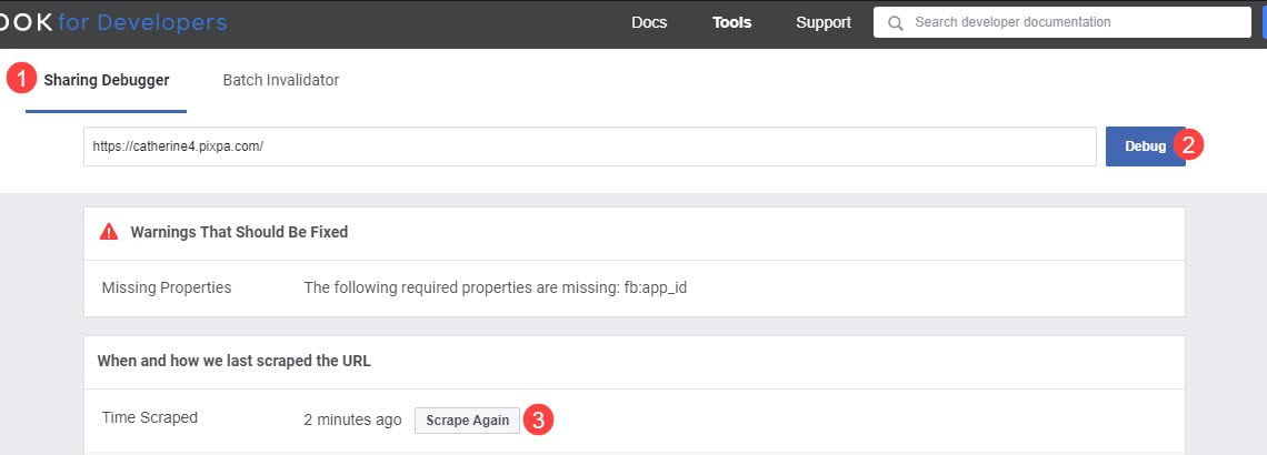 How Do I Force Facebook to Scrape My URL?