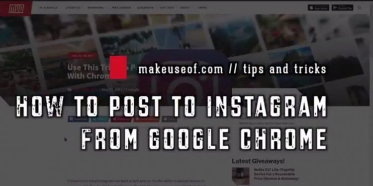 How Do I Post to Instagram From Chrome?
