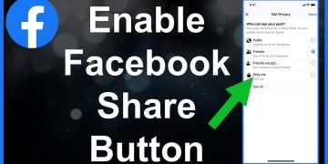 How Do I Turn On Share Button on Facebook?