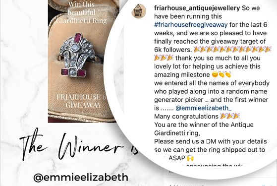 How Do You Announce a Giveaway on Instagram?