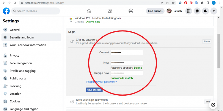 How Do You Change Your Facebook Password?