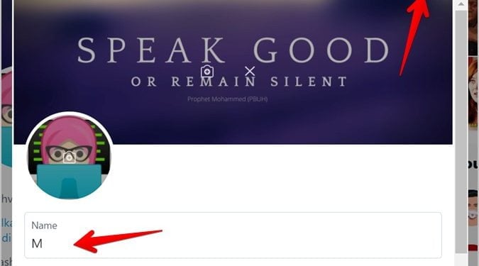 How Do You Get a Blank Name on Twitter?