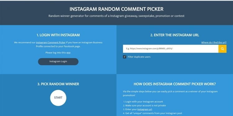 How Do You Pick a Winning Comment on Instagram?