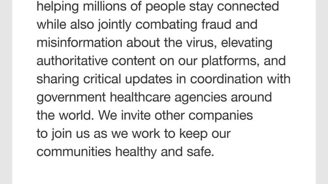 How Facebook Covid19 Works on YouTube