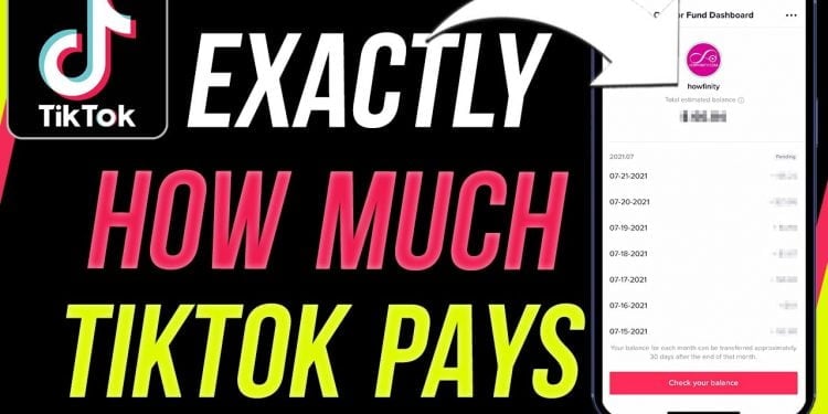 How Much TikTok Pays For 1 Million Views