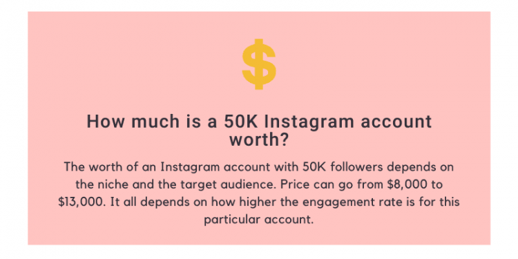 How Much is a 50K Instagram Account Worth?