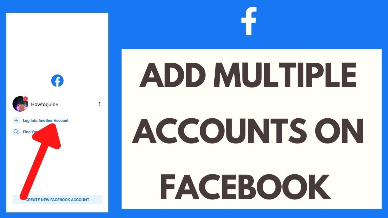 how to add account on facebook page