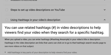 How to Add Hashtag to YouTube Video