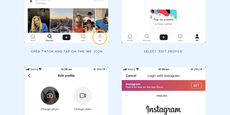 How to Add Instagram to TikTok