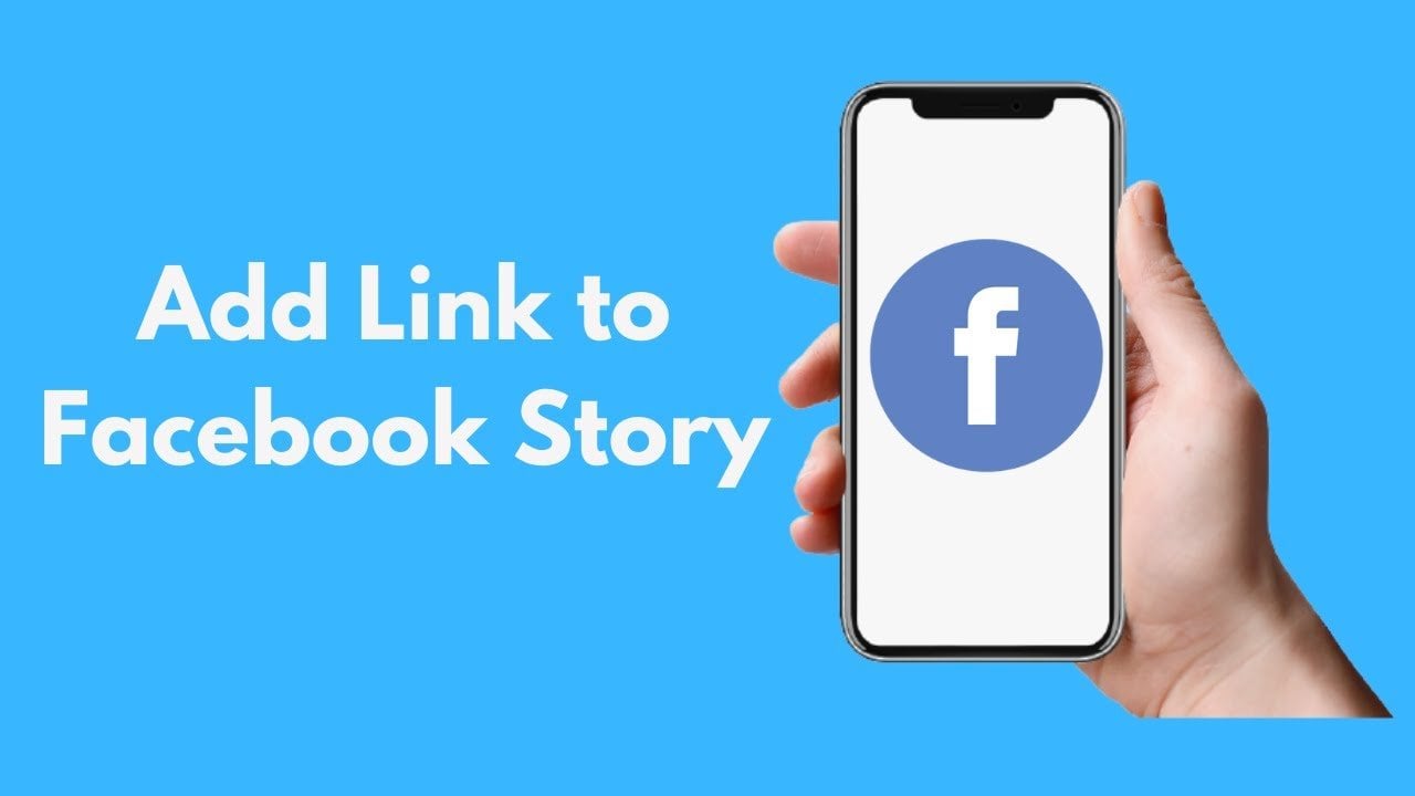 how to add video link in facebook story