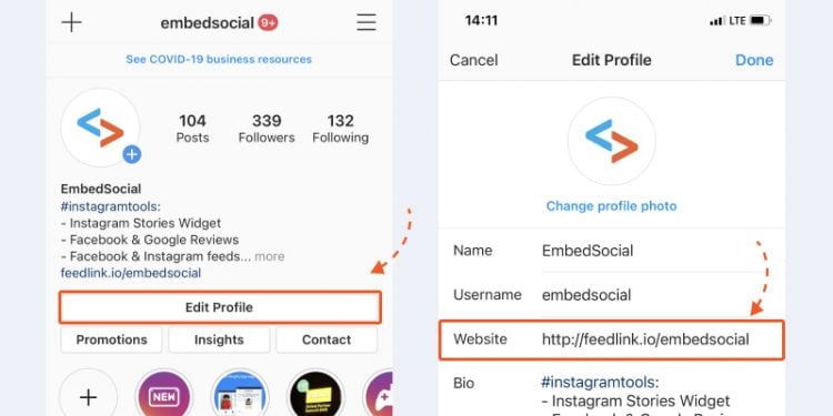 How to Add Link to an Instagram Post