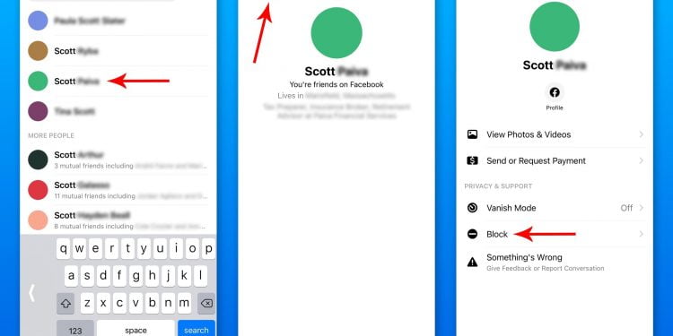 How to Block Someone on Facebook Messenger