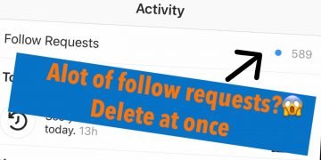 How to Bulk Delete Follow Requests on Instagram