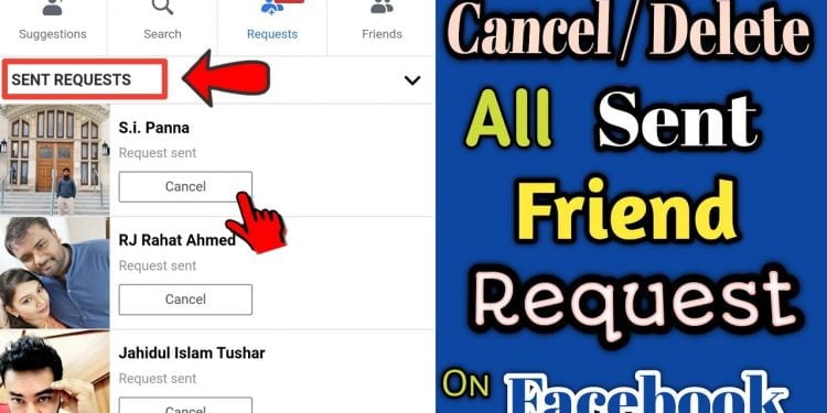 How to Cancel All Sent Friend Requests on Facebook