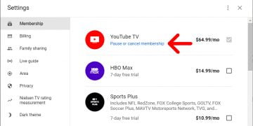 How to Cancel a YouTube TV Free Trial