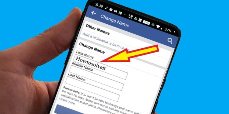How to Change My Name on Facebook