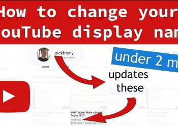 How to Change Name in YouTube