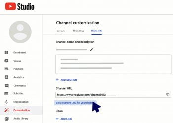 How to Change Your YouTube Channel URL