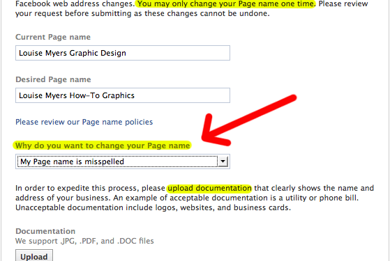 How to Change the Name of Your Facebook Business Page