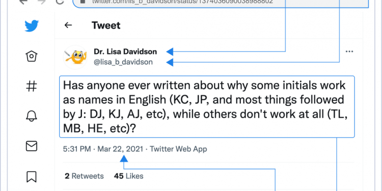 How to Cite Twitter in a Work