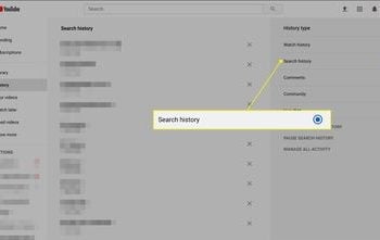 How to Clear YouTube Search History