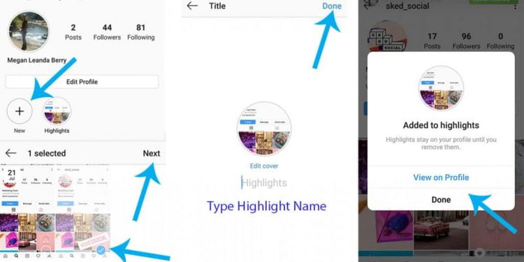 How to Create Instagram Story Highlights