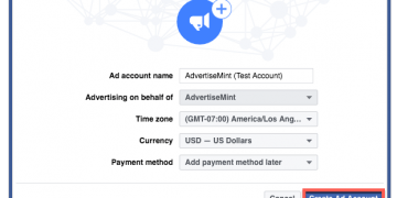How to Create a New Ad Account on Facebook