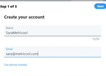 How to Create a New Twitter Account