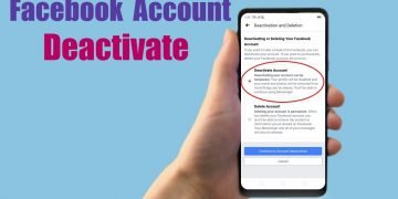 How to Deactivate Facebook From Phone