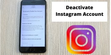 How to Deactivate Instagram on Mobile