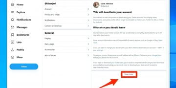 How to Deactivate Twitter on Mobile