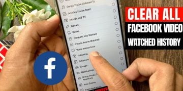How to Delete Facebook Watch History