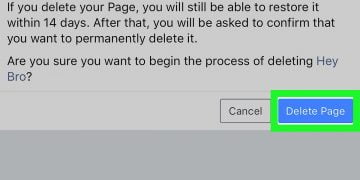 How to Delete My Facebook Page
