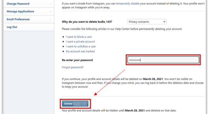 How to Delete My Instagram Account Permanently