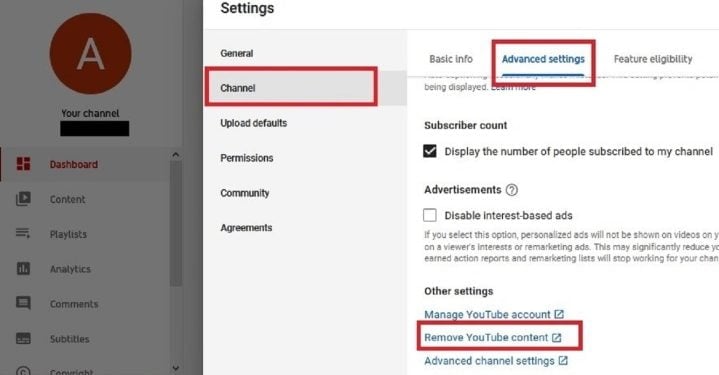 How to Delete YouTube Account
