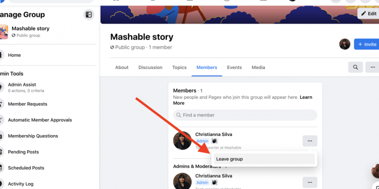 How to Delete a Facebook Group Page