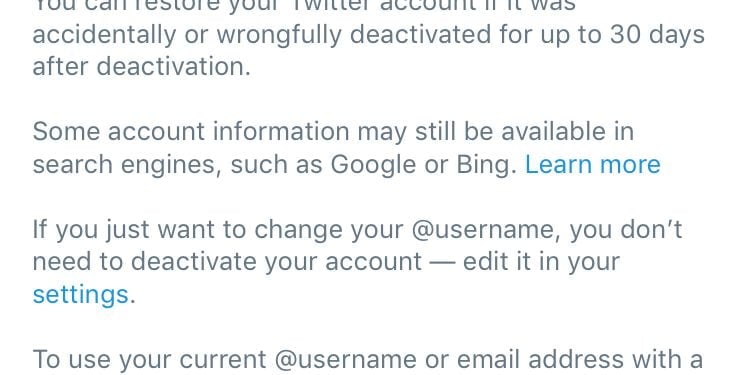 How to Delete a Twitter Account