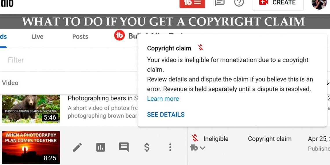 How to Dispute a Copyright Claim on YouTube