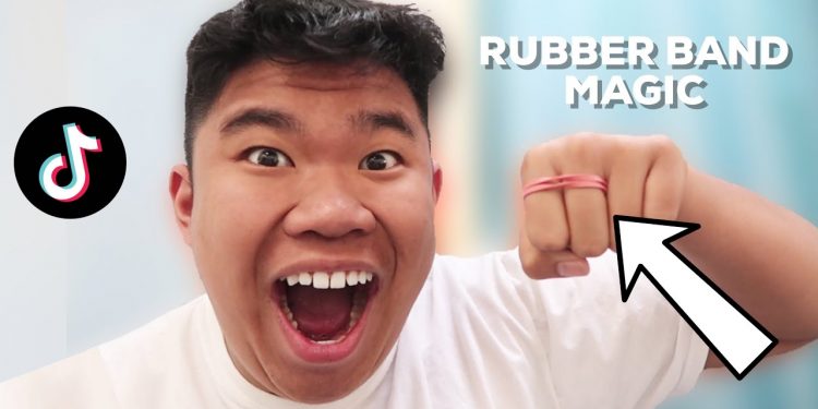 How to Do a Rubber Band Magic Trick on TikTok