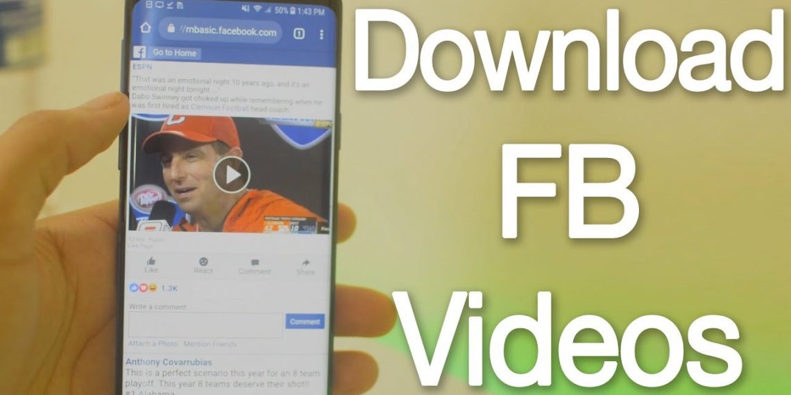 How to Download Videos From Facebook on Android