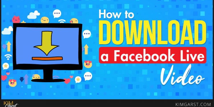 How to Download a Facebook Live Video
