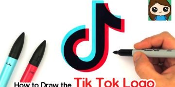 How to Draw the TikTok Logo